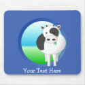 Moo-Cow Mousepad by Customizables Moo-Cow Mousepad
