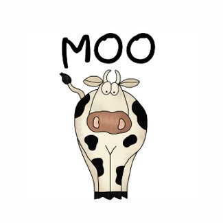 Moo Cow sticker