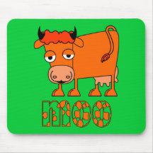 Moo - Ginger Cow - Mouse Pad