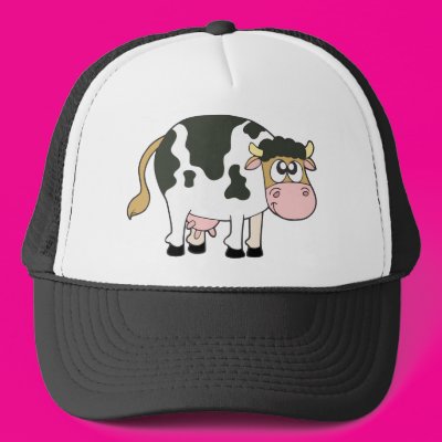 Moo Trucker Hats Zazzle_hat
