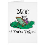 Moo if You're Vegan Card