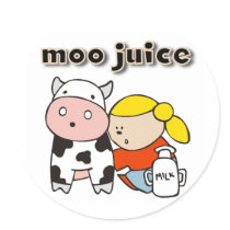 Moo Juice stickers by toddlersplace Moo Juice stickers