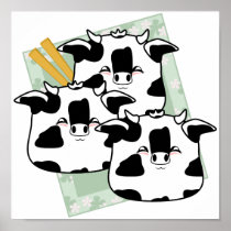 Moo Moo Dumplings Platter Posters