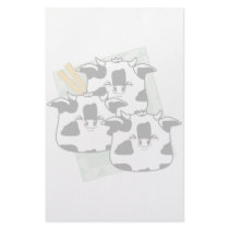 Moo Moo Dumplings Platter Custom Stationery
