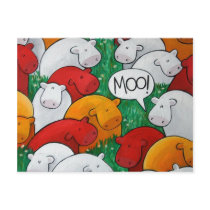 'Moo!' Postcards by sophiegreendesign 'Moo!' Postcards