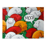 'Moo!' Postcards