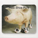 Moo-Shoe Pork mousepads