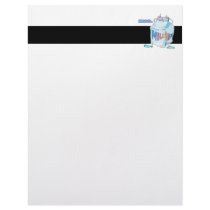 moo silly cartoon milk character letterhead template