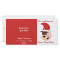 Moo-y Christmas and Happy Hoggy Days! photo cards