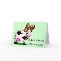 Moochas Gracias Card