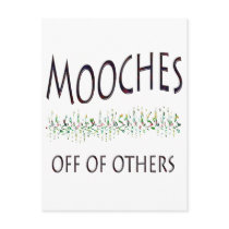 Mooches off of others postcards