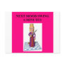 mood swing joke post card