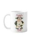 Moody Cow mugs by franticattic Moody Cow mugs