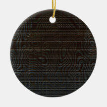 Moody Dark Abstract Pattern Ornament