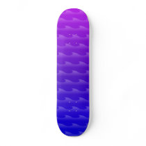 Moody deep purple haze vector waves skate board decks