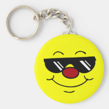 Moody Face: Who has a problem with my bad attitude Key Chain