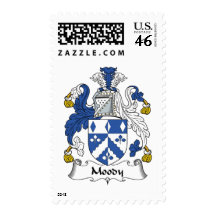 Moody Family Crest Stamp