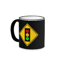 Moody Stoplight Ahead Coffee Mug
