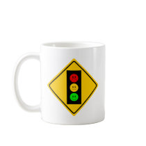 Moody Stoplight Ahead Coffee Mug