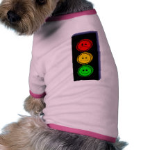 Moody Stoplight Extruded Dog Tshirt