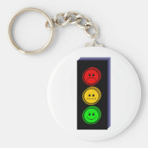 Moody Stoplight Extruded Keychains