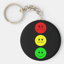 Moody Stoplight Keychain