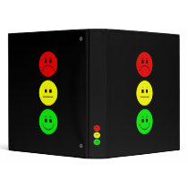 Moody Stoplight on Black binders
