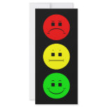 Moody Stoplight Personalized Rack Card