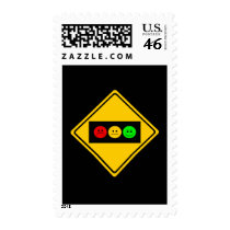 Moody Stoplight Trio Ahead Stamps