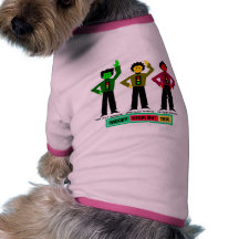 Moody Stoplight Trio Characters Doggie Shirt