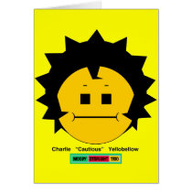 Moody Stoplight Trio Charlie Yellobellow Face w Lb cards