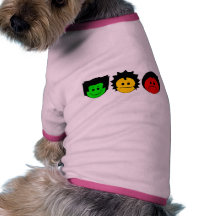 Moody Stoplight Trio Faces Dog Tee