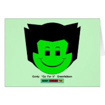 Moody Stoplight Trio Gordy Greenfalloon Face w Lbl cards