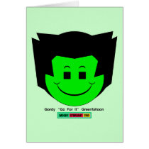 Moody Stoplight Trio Gordy Greenfalloon Face w Lbl cards