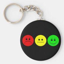 Moody Stoplight Trio Key Chains