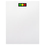 Moody Stoplight Trio Lefty Green Personalized Letterhead