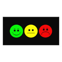 Moody Stoplight Trio Lefty Green Photo Cards