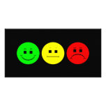 Moody Stoplight Trio Lefty Green Photo Cards