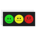 Moody Stoplight Trio Lefty Green Rack Card Template