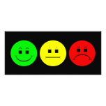Moody Stoplight Trio Lefty Green Rack Card Template