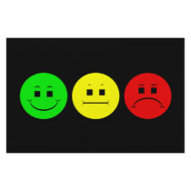 Moody Stoplight Trio Lefty Green Stationery Paper