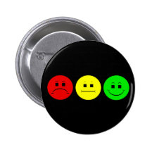 Moody Stoplight Trio Pinback Button