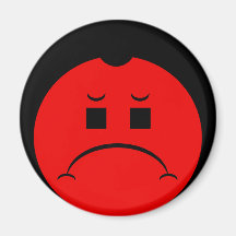 Moody Stoplight Trio Ron Buckstopper Face Magnets