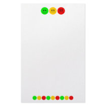 Moody Stoplight Trio Stationery Paper