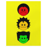 Moody Stoplight Trio Vertical Faces Custom Flyer