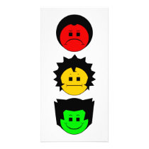 Moody Stoplight Trio Vertical Faces photo cards by moodystoplight Moody Stoplight Trio Vertical Faces photo cards