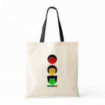 Moody Stoplight Trio Vertical Faces with Label bags