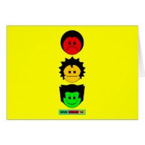 Moody Stoplight Trio Vertical Faces with Label cards