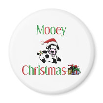 Mooey Cow Christmas magnets by jadeddesigns Mooey Cow Christmas magnets