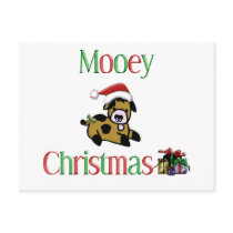 Mooey Cow Christmas Post Cards